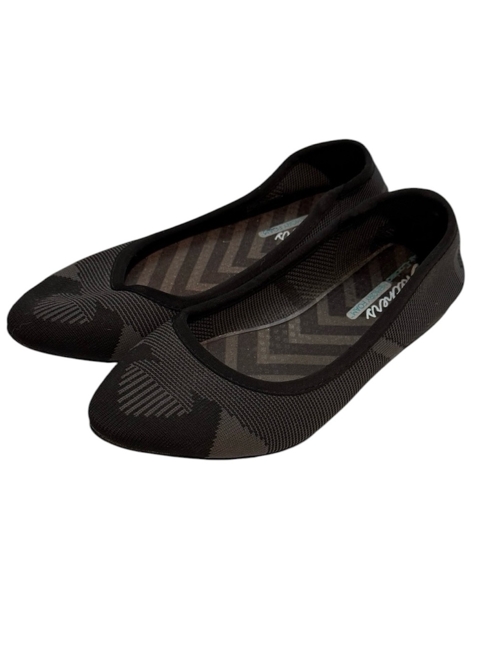 Skechers Cleo Wham Slip-on Knit Ballet Flats Size 9